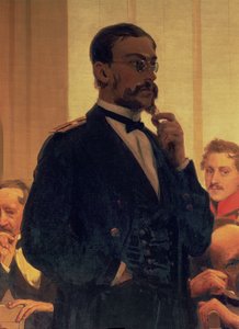 Nikolai Andreyevich Rimsky-Korsakov (1844-1908), de Compositeurs Slaves, 1890s (détail)